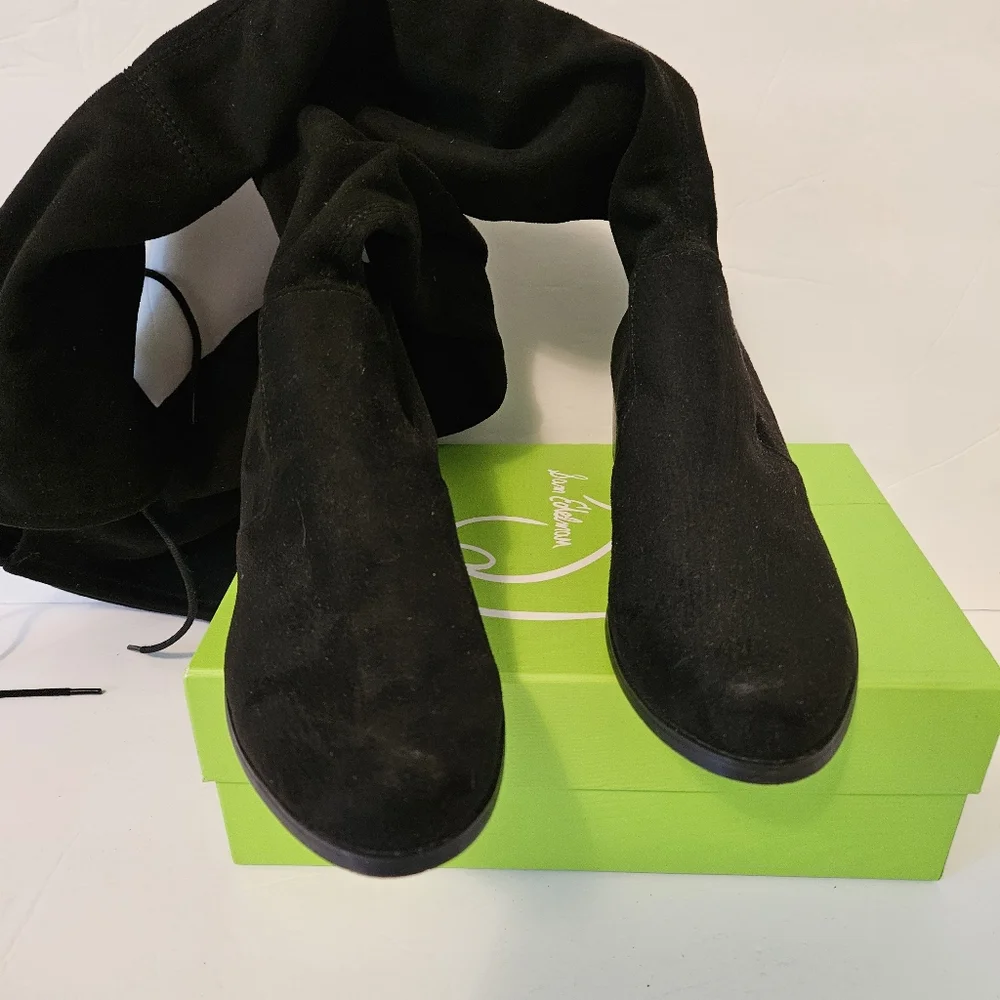 Sam Edelman Over-the-Knee black microsuede boot, size 7.5